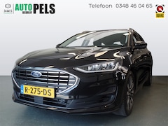 Ford Focus Wagon - AUTOMAAT 1.0 EcoBoost Hybrid Titanium 125pk automaat, Nieuw model Navi, Achteruitrijcam, C