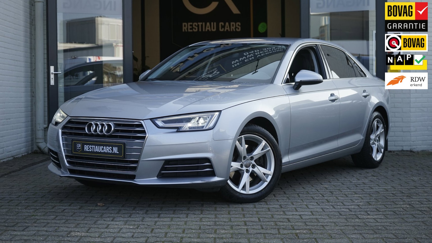 Audi A4 Limousine - 1.4 TFSI Sport AUTOMAAT-ALCANTARA-AMBIANCE-CLIMA-CRUISE-DRIVE SELECT-FULL LED-KEYLESS-NAVI - AutoWereld.nl
