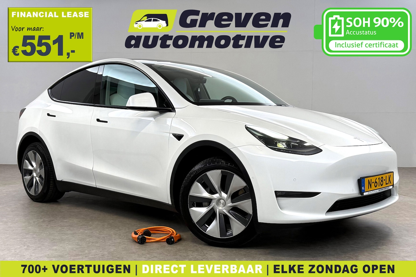 Tesla Model Y - Long Range AWD 75 kWh | Snelladen | Autopilot | SOH 90% | Camera | Memory | Pano | Stoel/S - AutoWereld.nl