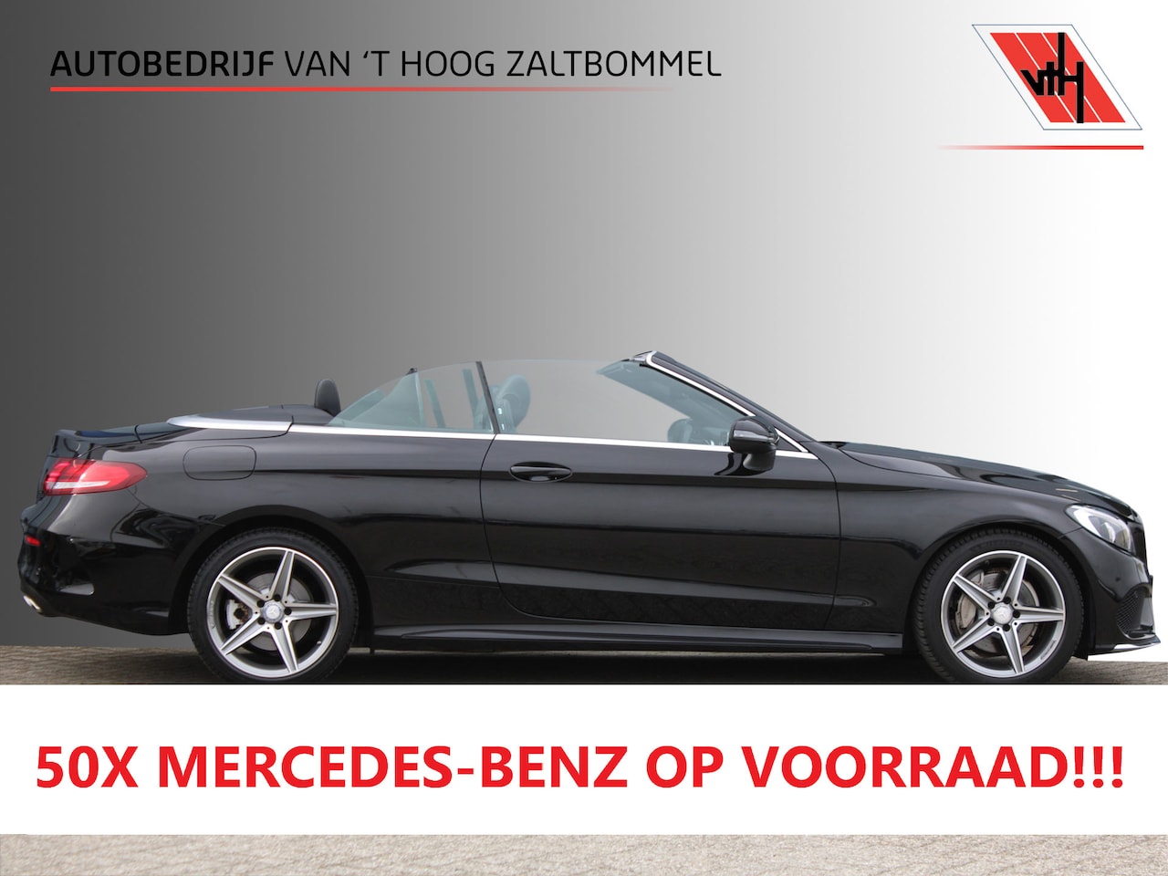 Mercedes-Benz C-klasse Cabrio - 180 AUT9 AMG LINE AIRSCARF CAMERA NAVI TREKHAAK - AutoWereld.nl
