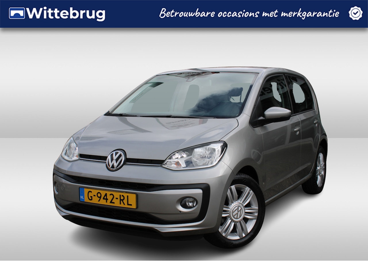 Volkswagen Up! - 1.0 BMT high up! / LM velgen 15" / Parkeersensoren A / Cruise control - AutoWereld.nl