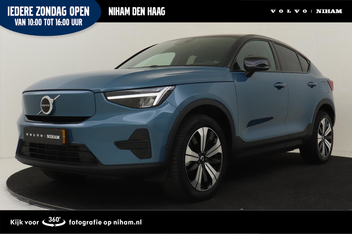 Volvo C40 - RECHARGE PLUS 69 kWh -PANO.DAK|CAMERA|PRIVACY.GLAS|NUBUCK|CLIMATE|KEYLESS|ADAP.CRUISE - AutoWereld.nl