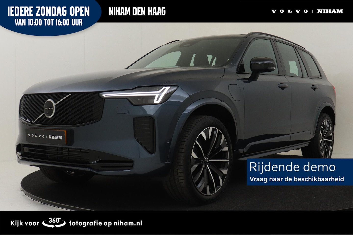 Volvo XC90 - II T8 PLUG-IN HYBRID AWD ULTRA DARK -PANO.DAK|HARMAN/KARDON|360°CAM|ADAP.LED|HEAD-UP DISP. - AutoWereld.nl