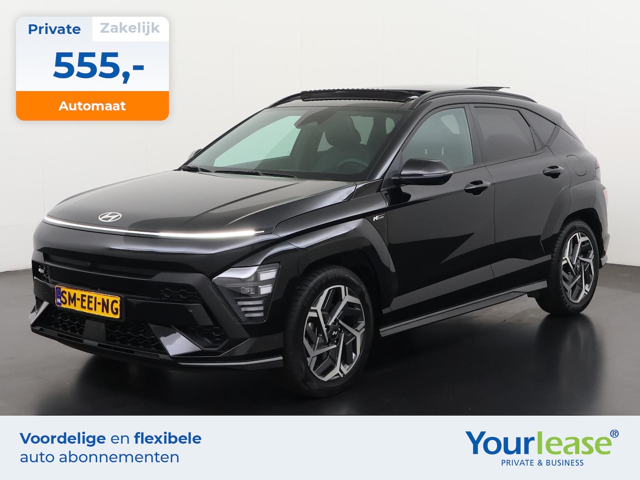 Hyundai Kona - 1.6 GDI HEV N Line | All-in 555,- Private Lease | Direct uit voorraad - AutoWereld.nl