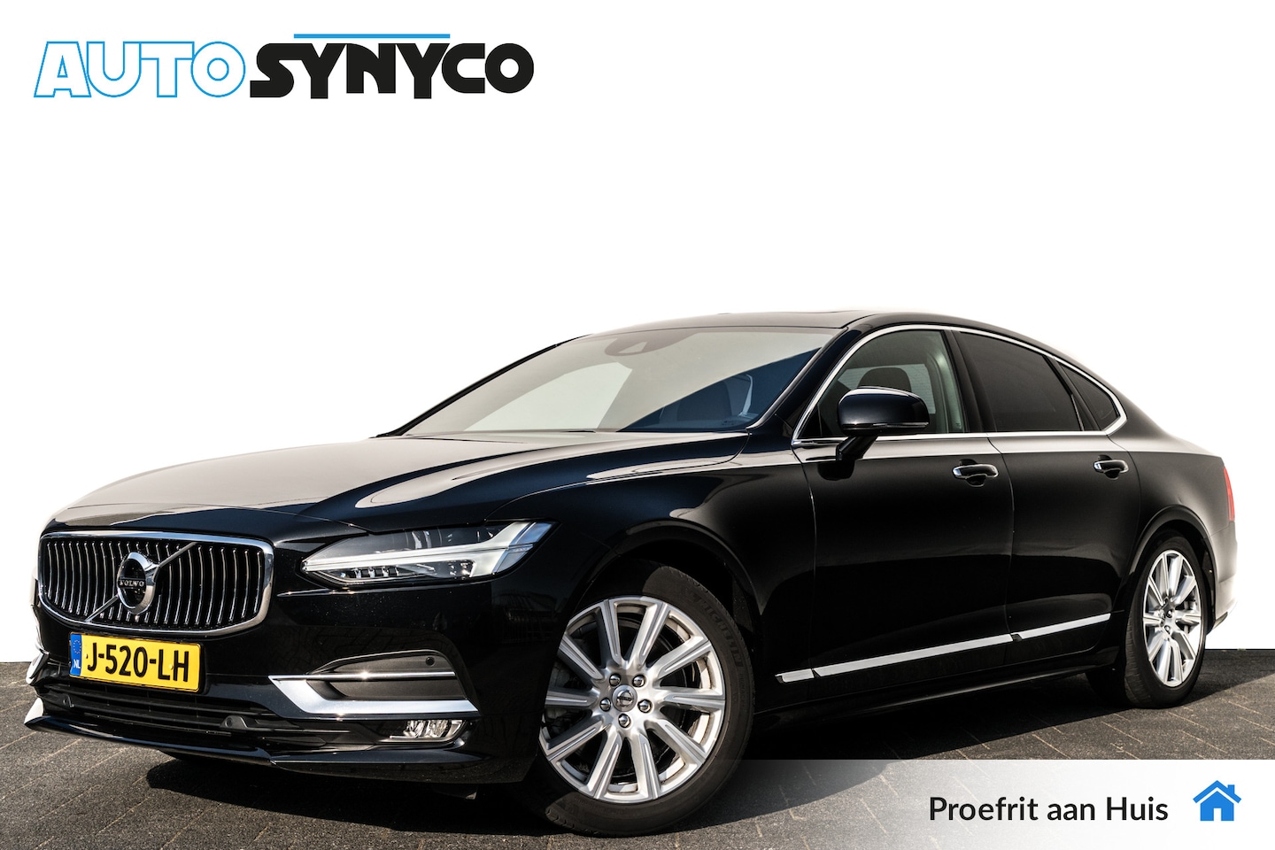 Volvo S90 - 2.0 T4 Inscription Luxury | Adapt. Cruise | Schuifdak | Leder | Head-up | Elektr. Stoelen - AutoWereld.nl
