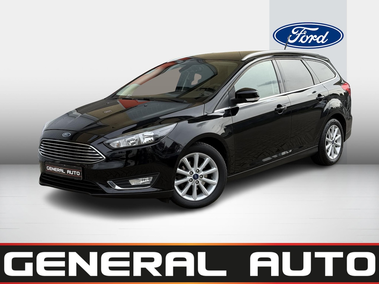 Ford Focus Wagon - 1.0 Titanium 1.0 Titanium, Navi, Trekhaak, NEW Distributieriem - AutoWereld.nl