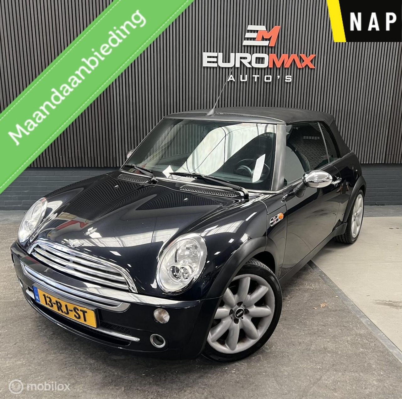MINI Cabrio - 1.6 One Pepper - NAP- Parkeersensor - Elek.ramen - AutoWereld.nl