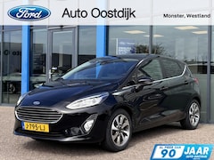 Ford Fiesta - 1.0 EcoBoost Titanium 100PK Cruise Navi Parkeersensoren Achter B&O Carplay Climate Privacy