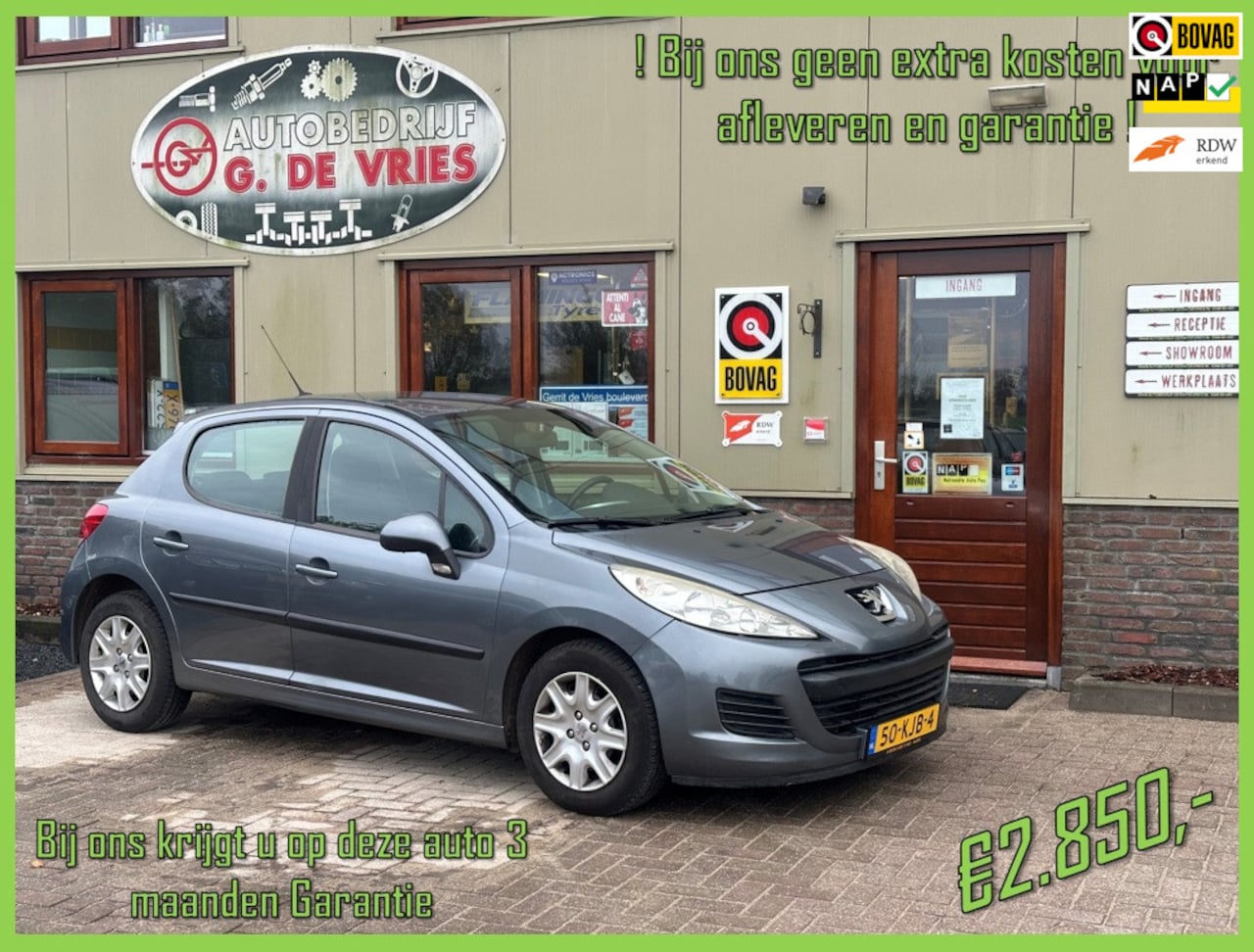 Peugeot 207 - 1.4 VTi X-Line - Prijs inclusief 3 maanden garantie en afleveren - - AutoWereld.nl