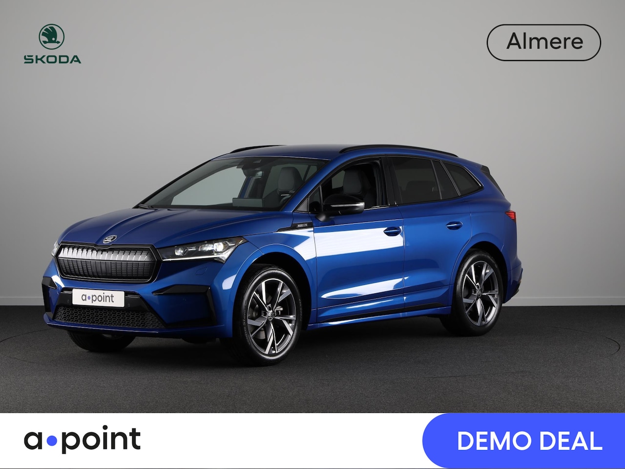 Skoda Enyaq iV - 60 Sportline 180pk | Navigatie | Head up Display | Verlichte grill | Voorstoelen en achter - AutoWereld.nl