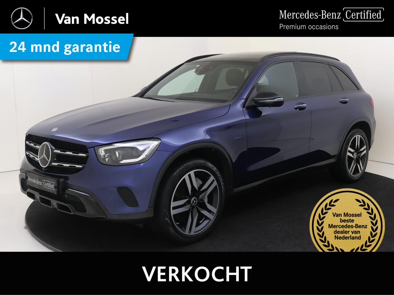 Mercedes-Benz GLC-klasse - 300e 4MATIC Premium Plus / Panoramadak/ Night/ Dig. Cockpit/ Burmester/ Stoelverwarming V+ - AutoWereld.nl