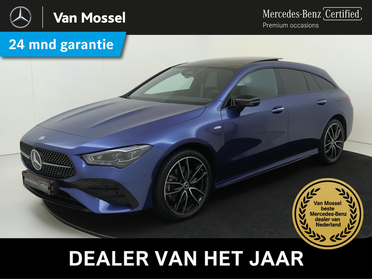 Mercedes-Benz CLA-klasse Shooting Brake - 250 e Star Edition AMG Line /Panoramadak /Memory /HUD /Nightpakket /19 Inch - AutoWereld.nl