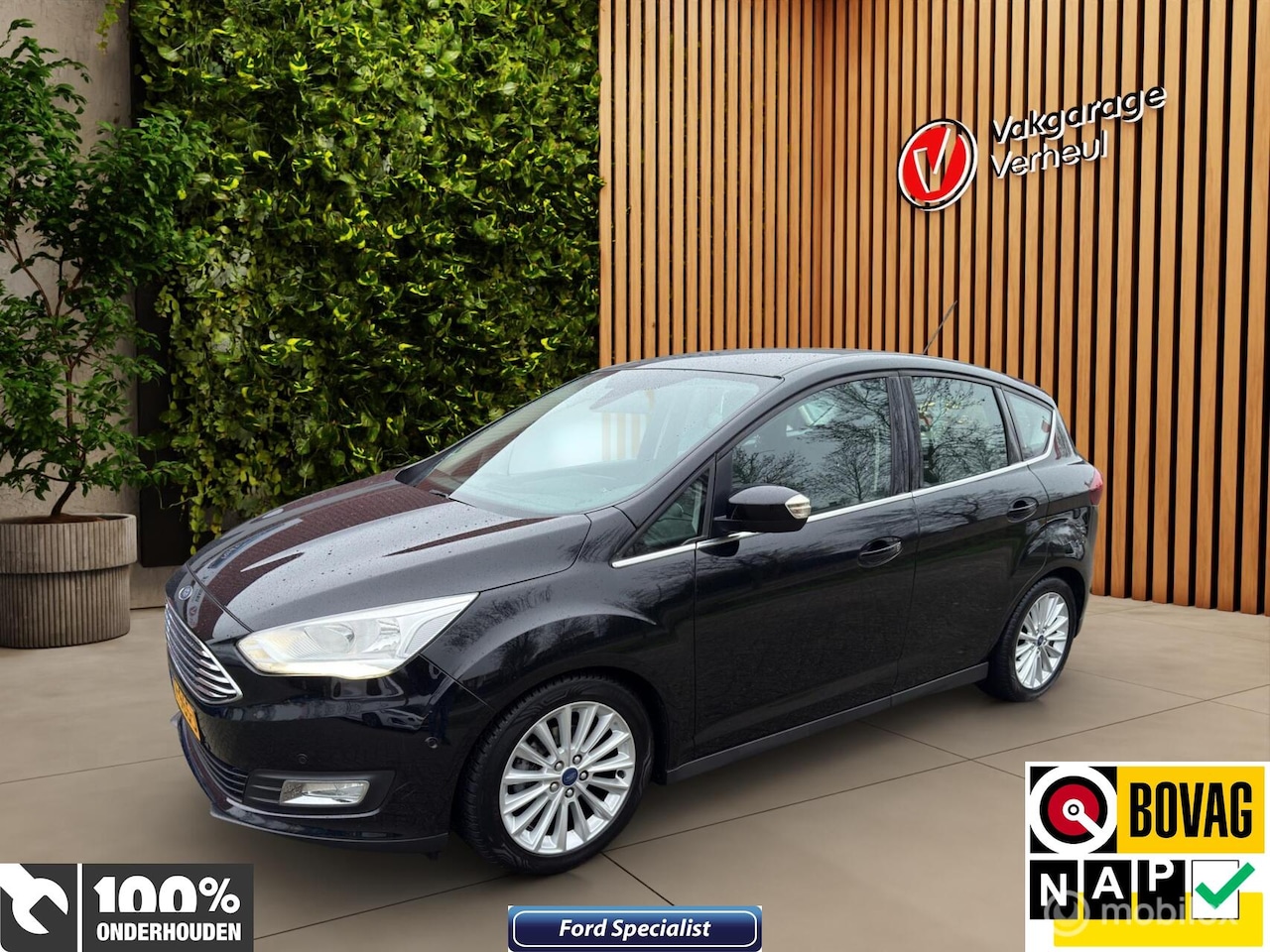 Ford C-Max - 1.0 Titanium|125Pk|Trekhaak|Navi|Boekjes - AutoWereld.nl