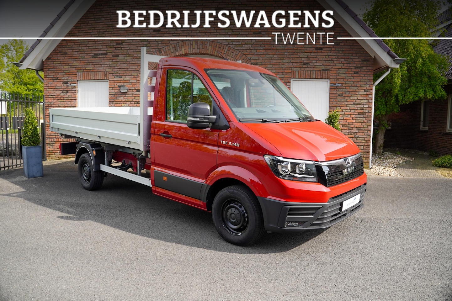 MAN TGE - 2.0 TDI 140 pk 3-Zijdige Kipper / Open Laadbak Airco Apple Carplay/App Connect, Cruise Con - AutoWereld.nl