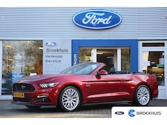 Ford Mustang Convertible - 5.0 GT AUTOMAAT | ORIGINEEL NL | DEALER OH | FULL OPTION | LEDER | CUSTOM PACK | PDC