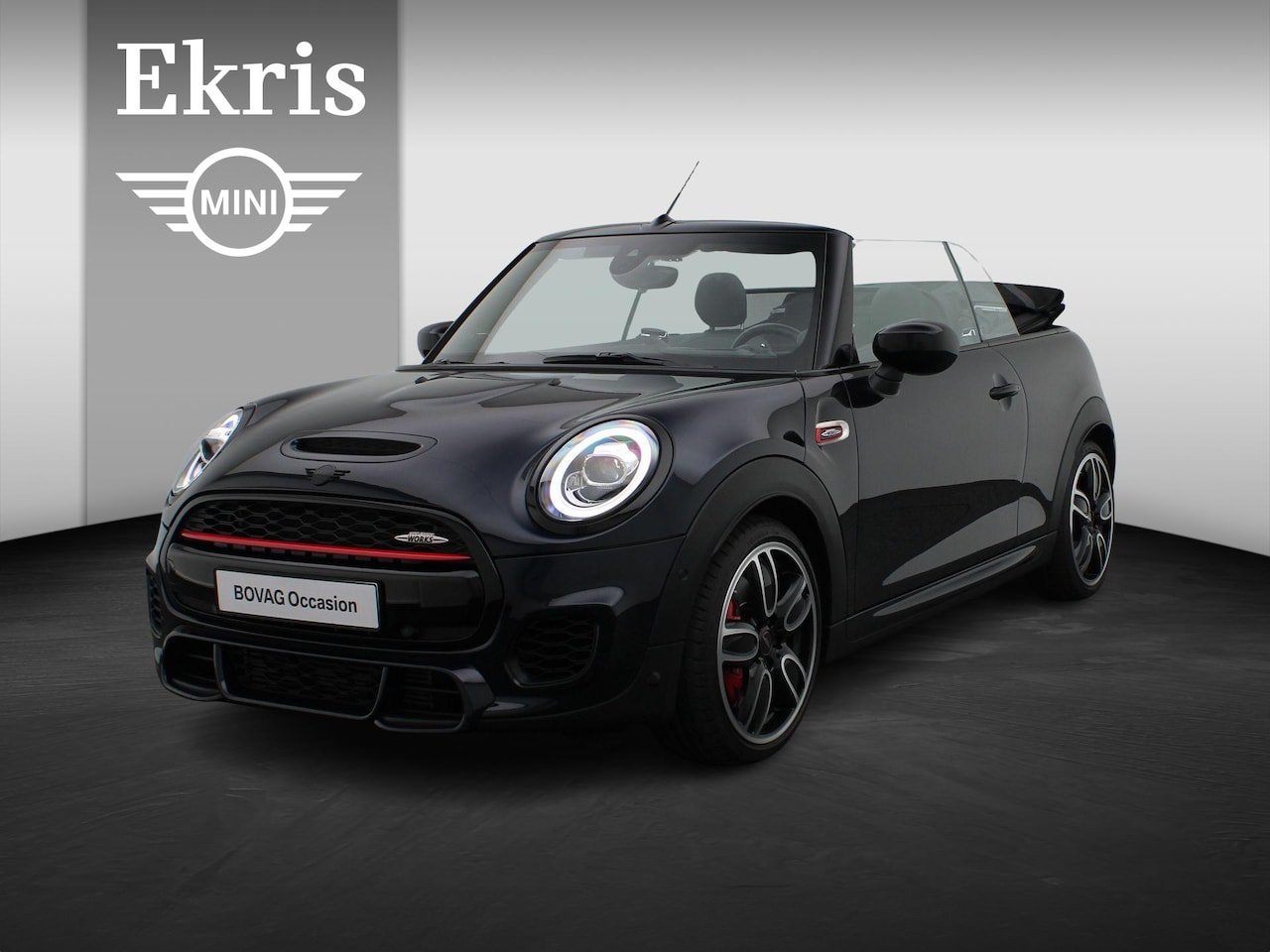 MINI Cabrio - John Cooper Works Chili + Park Assistant + Driving Assistant + Harman Kardon + Elektrisch - AutoWereld.nl