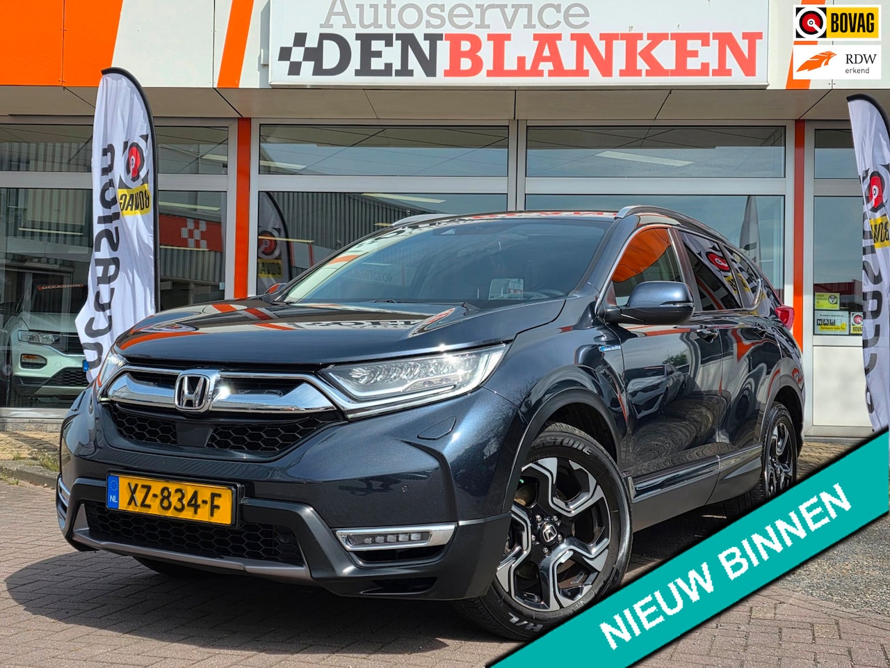 Honda CR-V - 2.0 Hybrid AWD Executive BJ.2019 / Panodak / Navi / Leder / Head-Up / Camera / Keyless / 1 - AutoWereld.nl