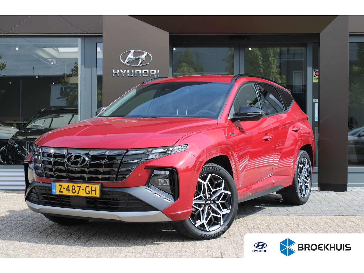 Hyundai Tucson - 1.6 T-GDI PHEV N Line 4WD 265pk | Cruise control adaptief met Stop&Go | Dodehoekdetectie m - AutoWereld.nl