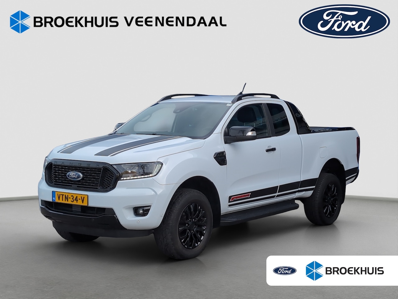 Ford Ranger - 2.0 EcoBlue Stormtrak Supercab | Leder | Adap. Cruise | Camera | Navi | Achteruitrijcamera - AutoWereld.nl