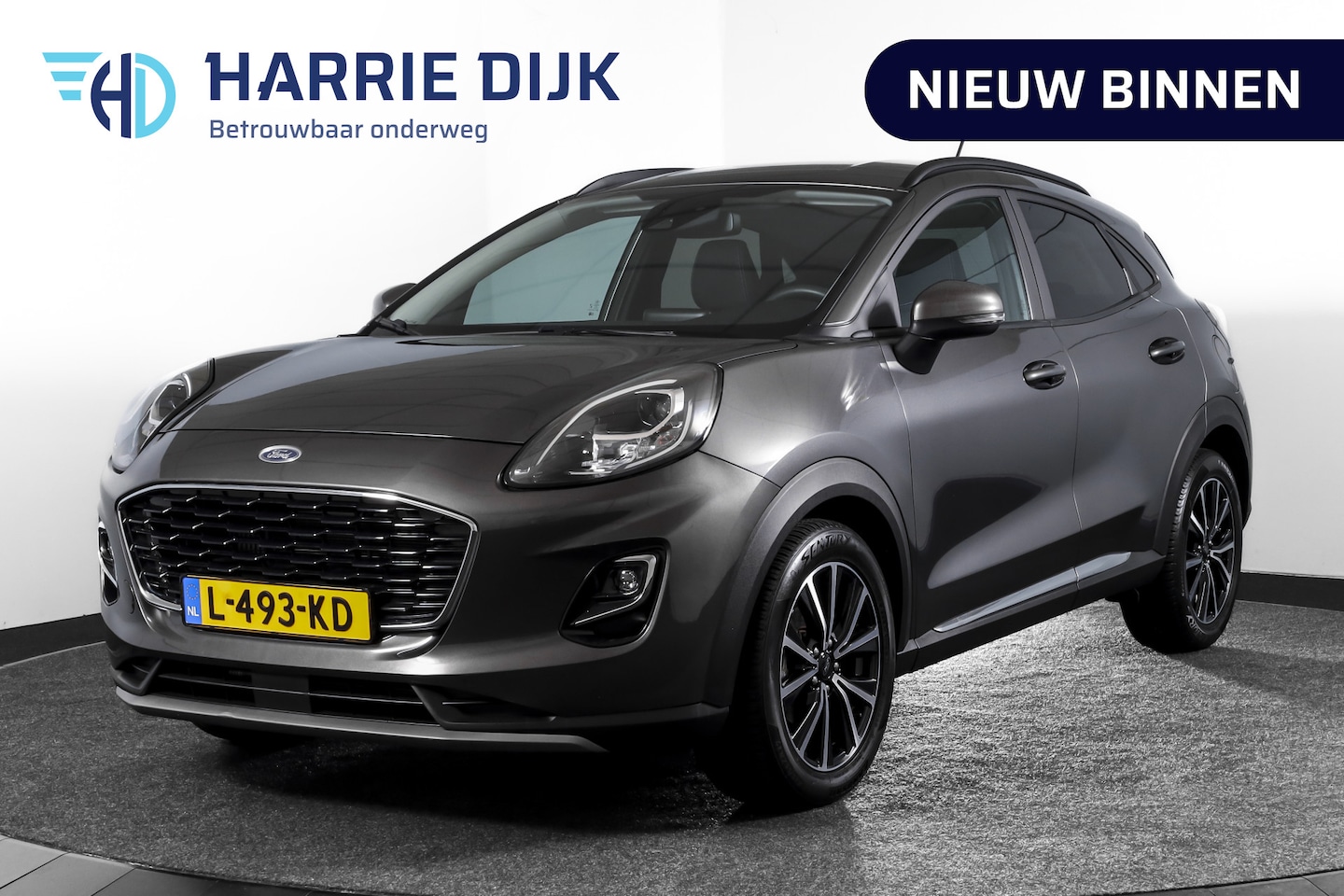 Ford Puma - 1.0 EcoBoost Hybrid 125 PK Titanium | Cruise | Winterpakket | PDC | NAV + App. Connect | E - AutoWereld.nl