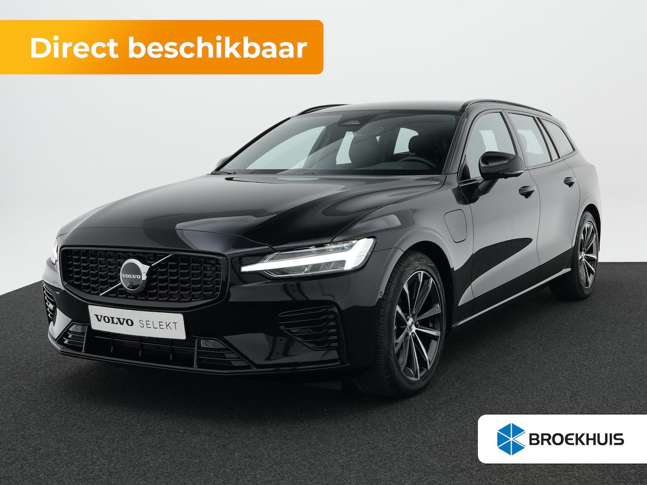 Volvo V60 - 2.0 T6 Plug-in hybrid AWD Plus Dark | 360° | Harman/Kardon | BLIS | Trekhaak | - AutoWereld.nl