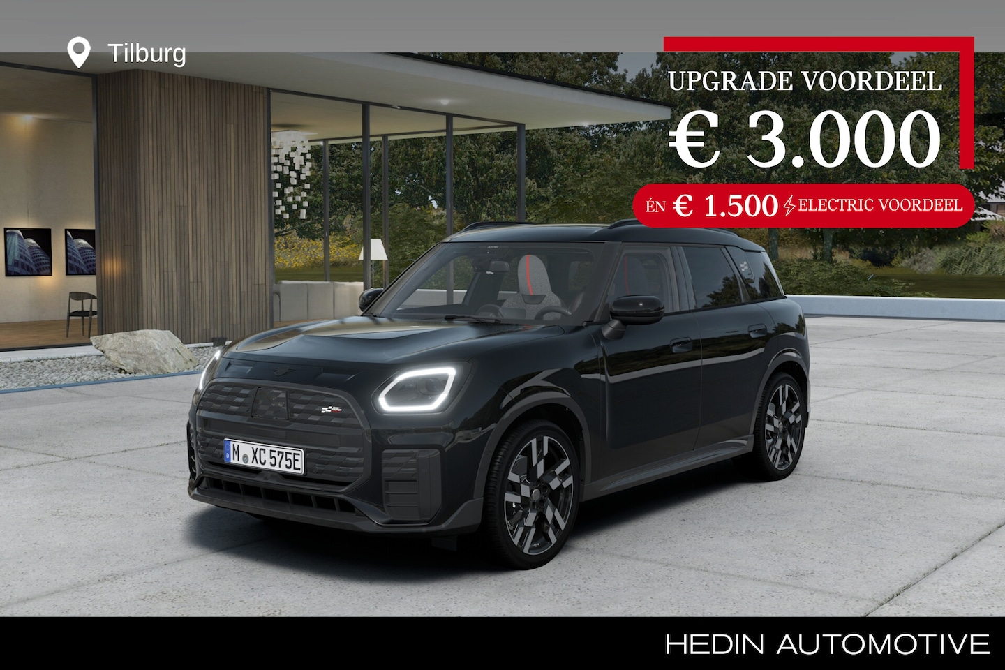 MINI Countryman - Mini E JCW-Trim 66.5 kWh | Pakket M | Panoramadak | Comfort Access | Stoel & Stuurverwarmi - AutoWereld.nl