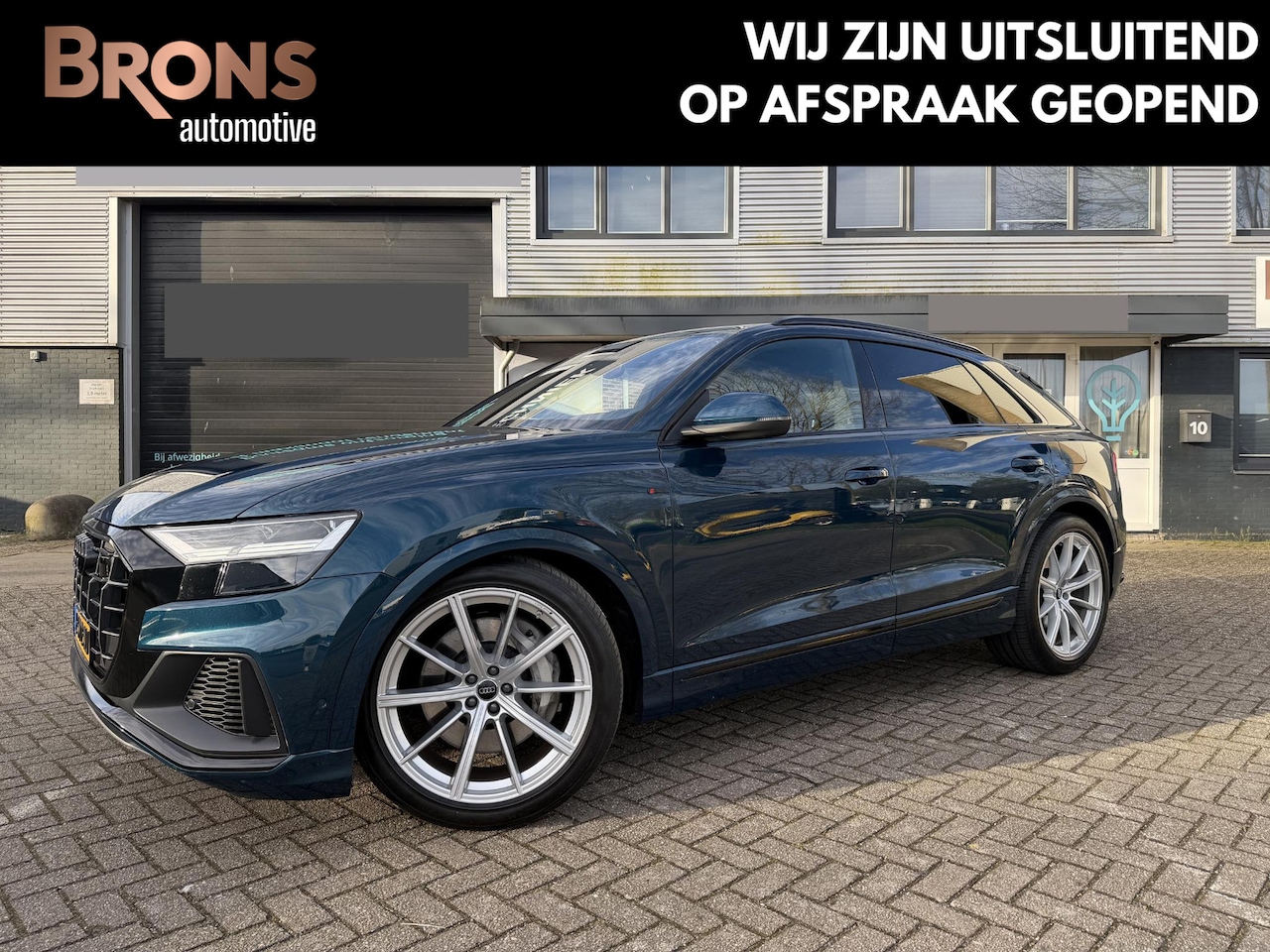 Audi Q8 - 55 TFSI e quattro Pro Line S-Line interieur l Luchtvering l Trekhaak l - AutoWereld.nl