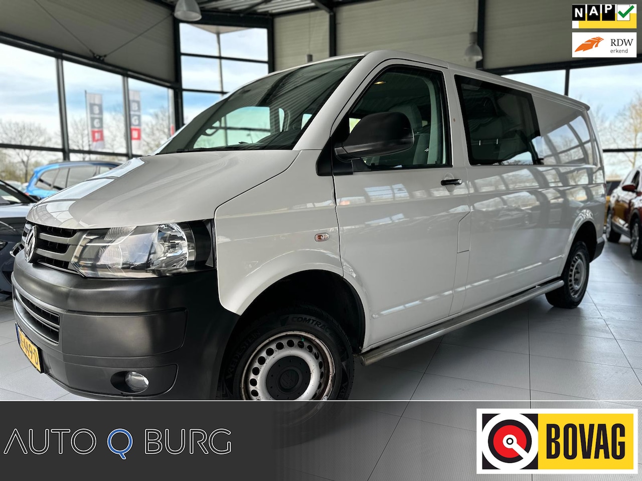 Volkswagen Transporter - 2.0 L2H1 | Dubbele Cabine | CNG | Trekhaak | Airco | Cruise | ORG NL | NAP | - AutoWereld.nl