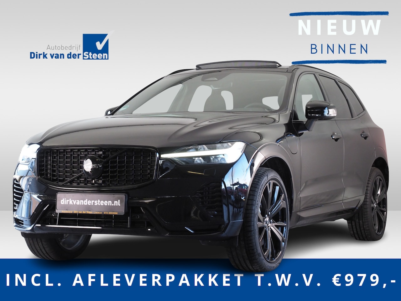 Volvo XC60 - 2.0 T6 Plug-in hybrid AWD Plus Black Edition | Harman Kardon | Panoramadak | Leer | Stoelv - AutoWereld.nl