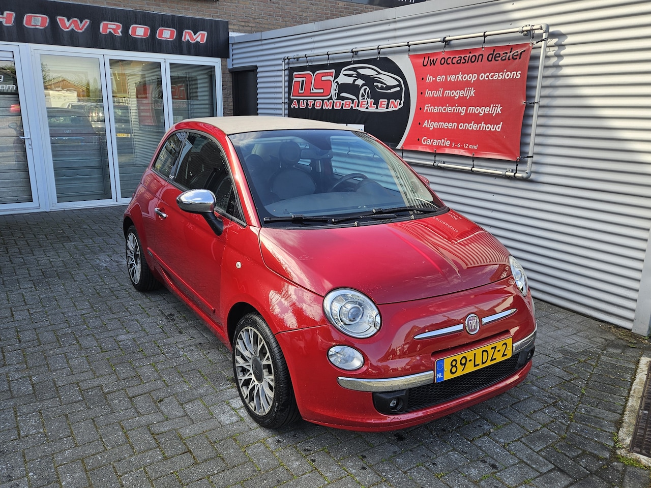 Fiat 500 C - 1.2 Lounge *** AUTOMAAT *** *** CABRIOLET-AIRCO-ELECTR.RAMEN,etc,etc. *** - AutoWereld.nl