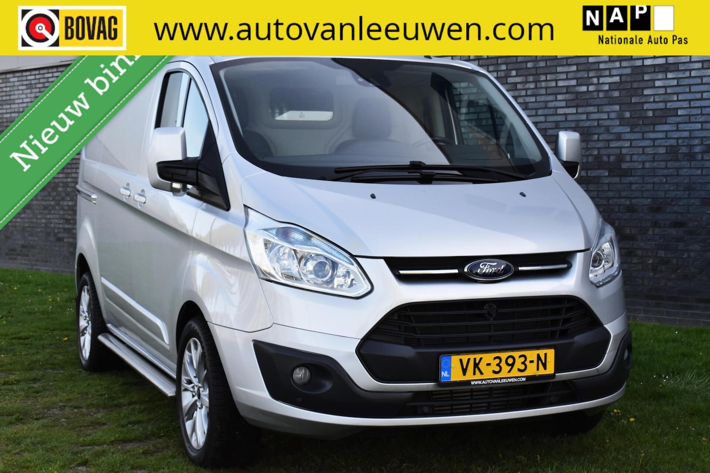 Ford Transit Custom - 270 2.2 TDCI L1H1 Champions Edition ROLSTOELBUS/BEDRIJFSAUTO/CAMPER OMBOUW MOGELIJK! - AutoWereld.nl