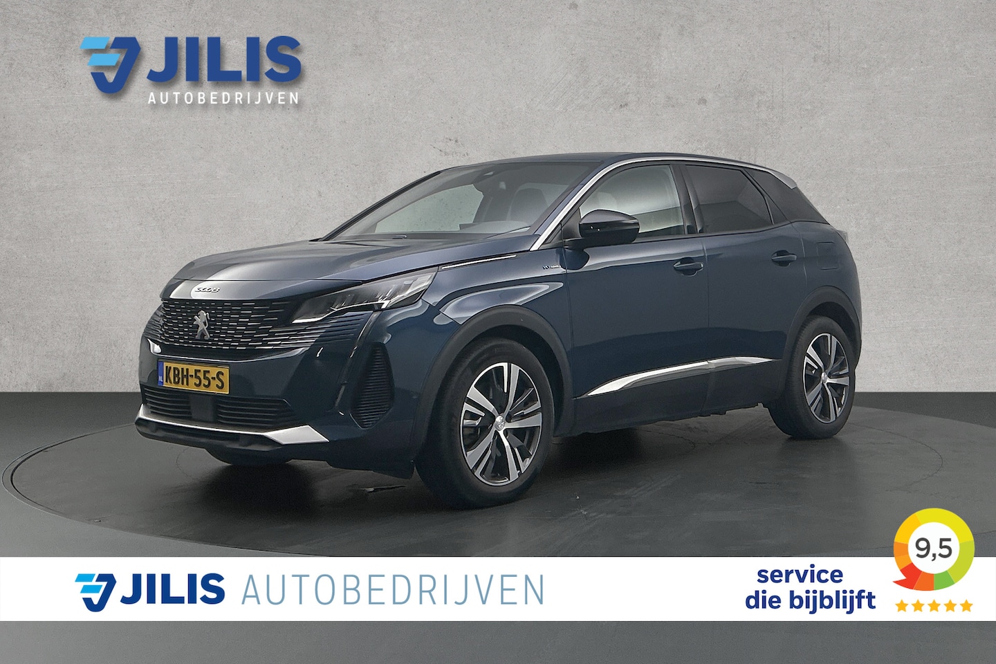 Peugeot 3008 - 1.6 HYbrid 225 Allure Pack Business | Trekhaak | Half leder | LED koplampen - AutoWereld.nl