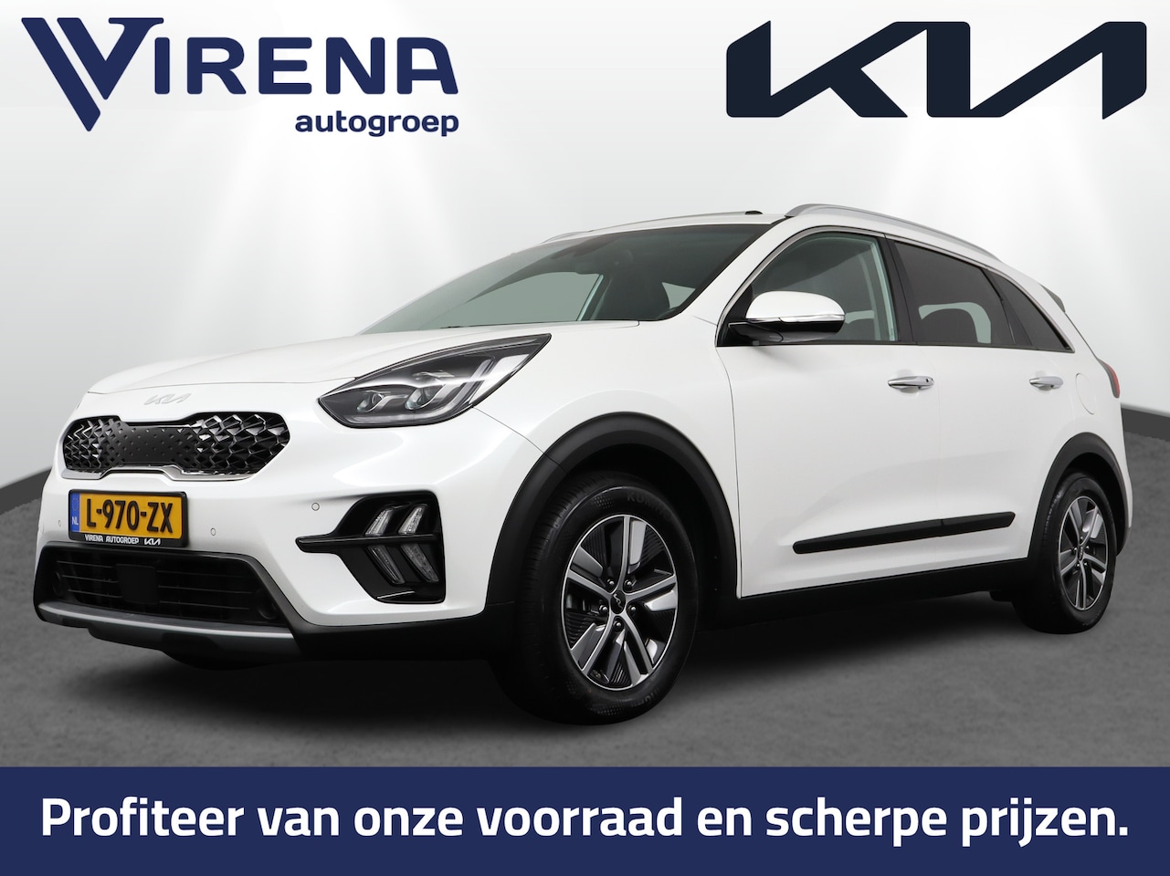 Kia Niro - 1.6 GDi Hybrid ExecutiveLine Stoelverwarming/ventilatie - Schuif-/Kanteldak - Apple Carpla - AutoWereld.nl
