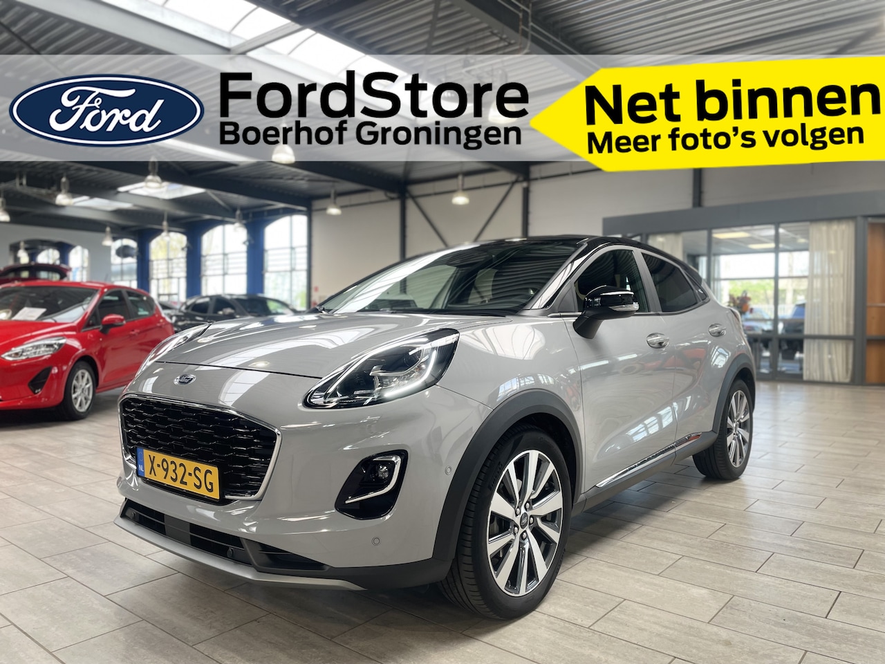 Ford Puma - EcoBoost Hybrid 155 pk Titanium X | Trekhaak | Winter Pack | Camera | LED | El. a. klep | - AutoWereld.nl