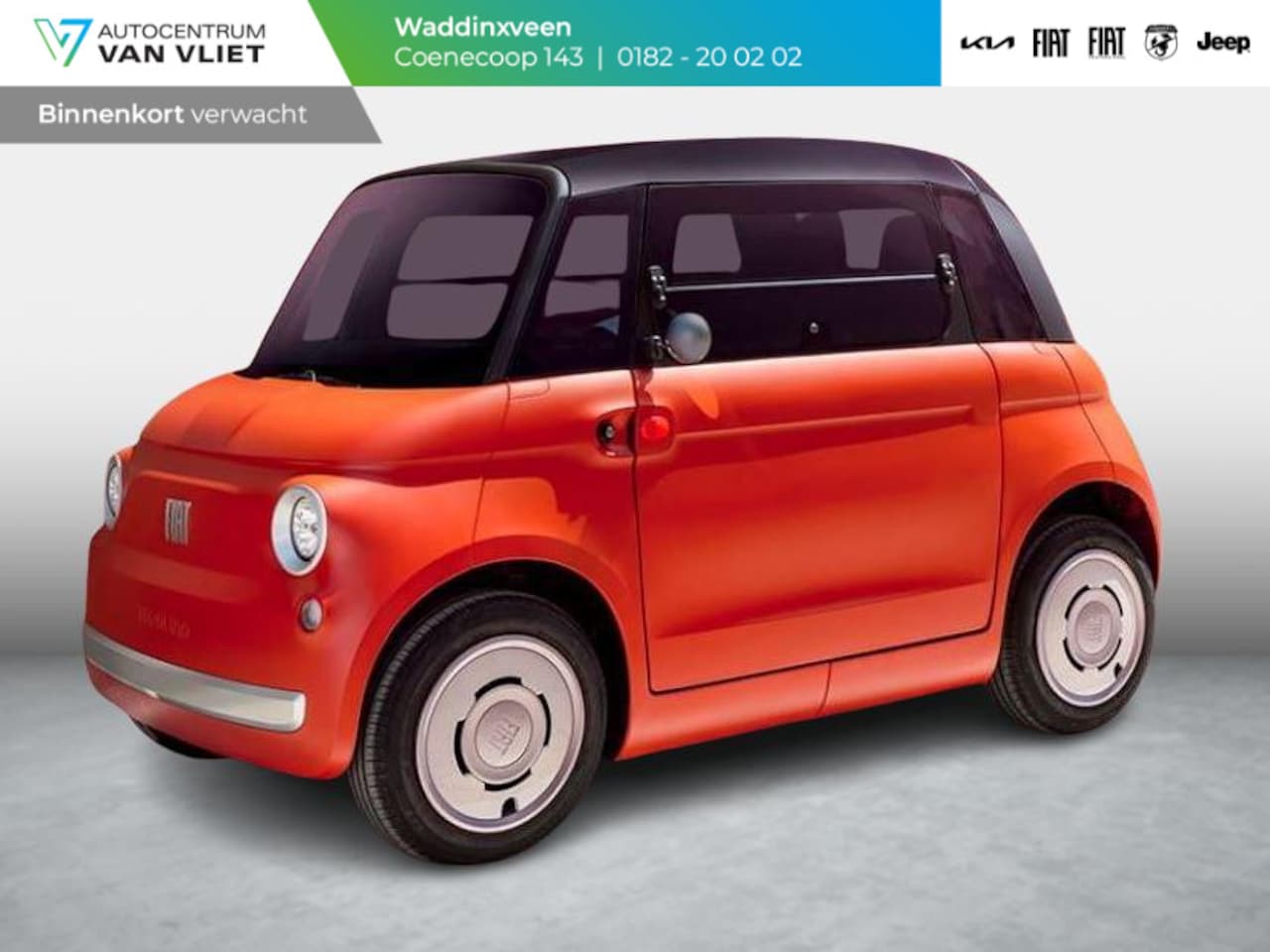 Fiat Topolino - Base | Rosso Corallo | Koningsdag 538 actie ! | Private Lease € 149,-* | Actieradius 75km - AutoWereld.nl