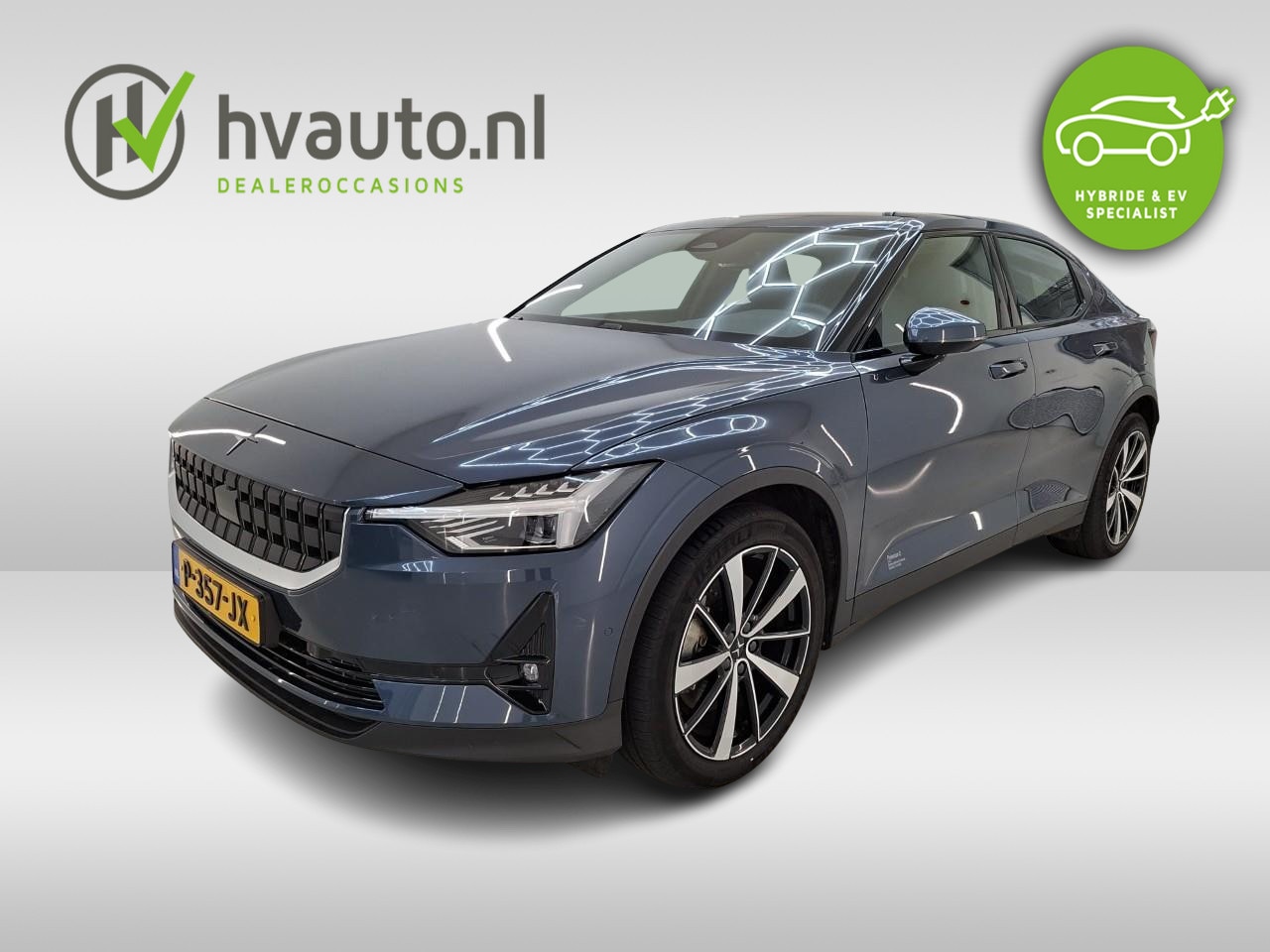 Polestar 2 - LONG RANGE SM 78 KWH PILOT PLUS 93,3% SOH | Panoramadak | Harman Kardon | 360 camera - AutoWereld.nl