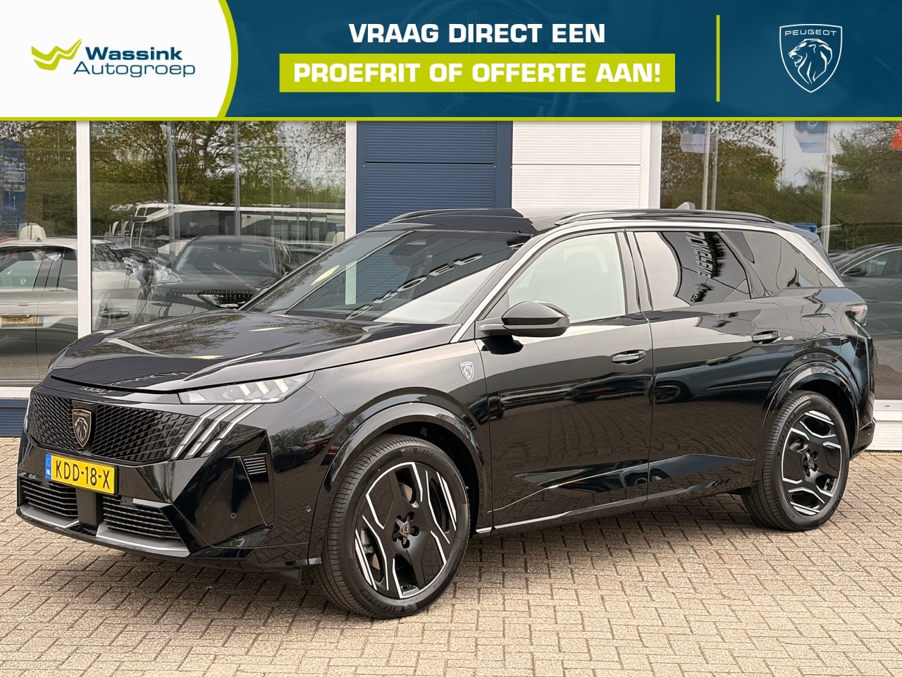 Peugeot e-5008 - EV 97 kWh 231pk GT LONG RANGE | 360° Camera | Cruise Control | Apple Carplay & Android Aut - AutoWereld.nl