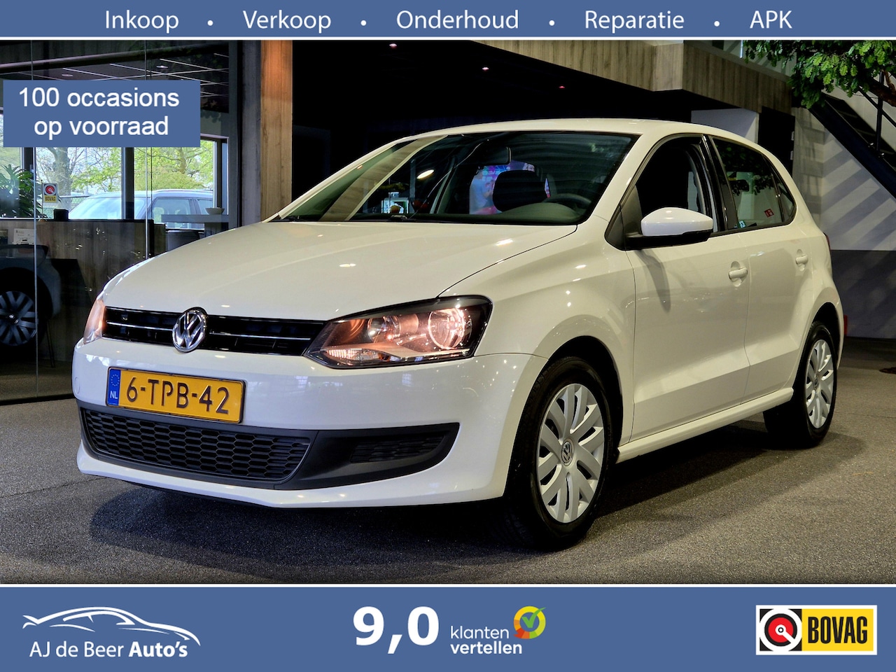 Volkswagen Polo - 1.2 TSI 5-drs BlueMotion Edition Nwe ketting | Airco | Audio-cd | Nette auto - AutoWereld.nl