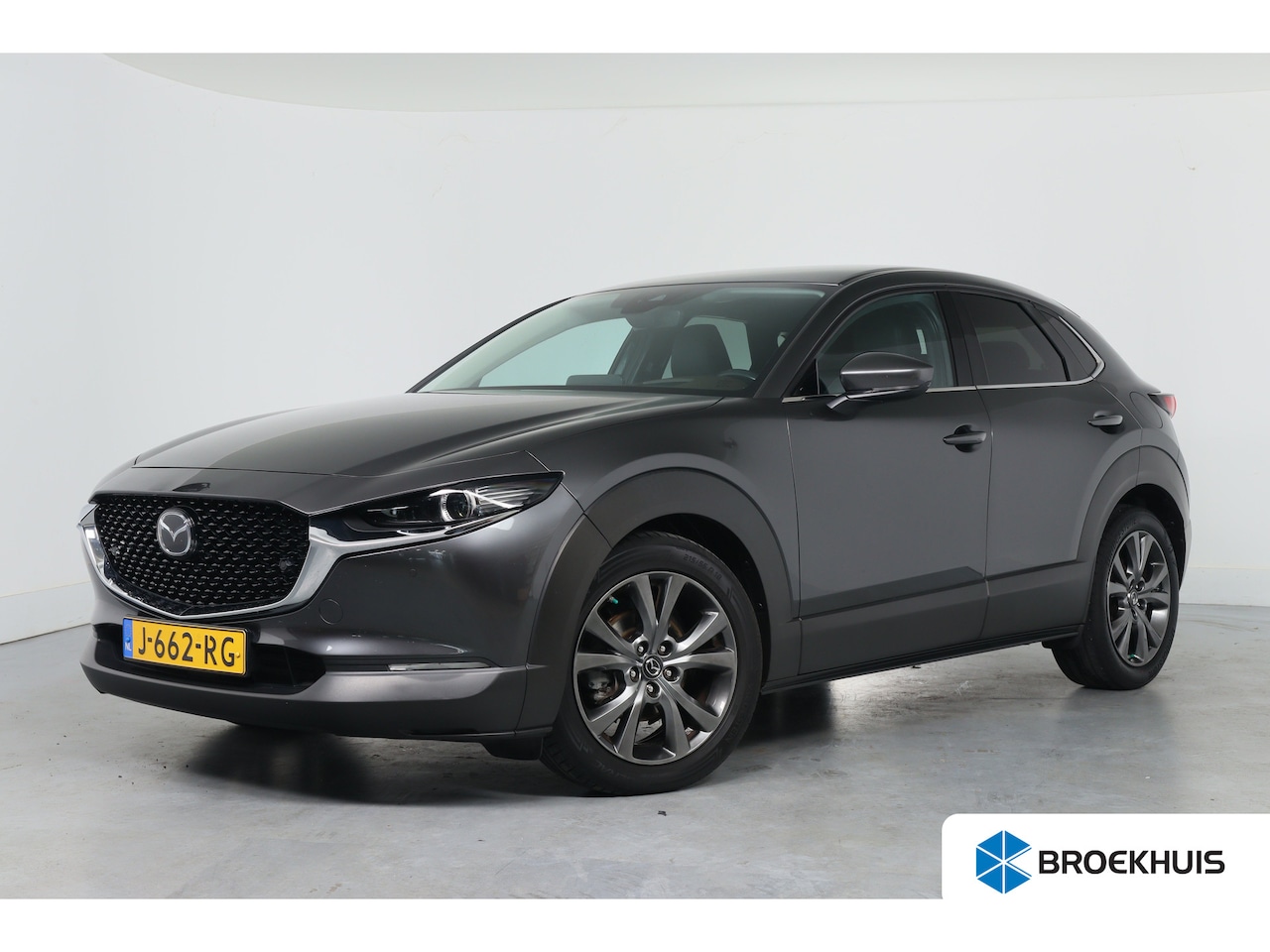 Mazda CX-30 - 2.0 e-SkyActiv-X M Hybrid Luxury | Trekhaak | Lederen bekleding | Elektr Stoel + Mem | Ada - AutoWereld.nl