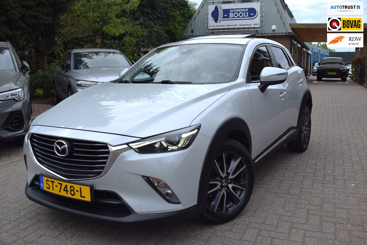 Mazda CX-3 - 2.0 SkyActiv-G 120 SkyLease GT AUTOM/CRUISE/NAVI/CARPLAY/AIRCO-ECC/PANO/CAMERA/BLUETOOT/PD - AutoWereld.nl