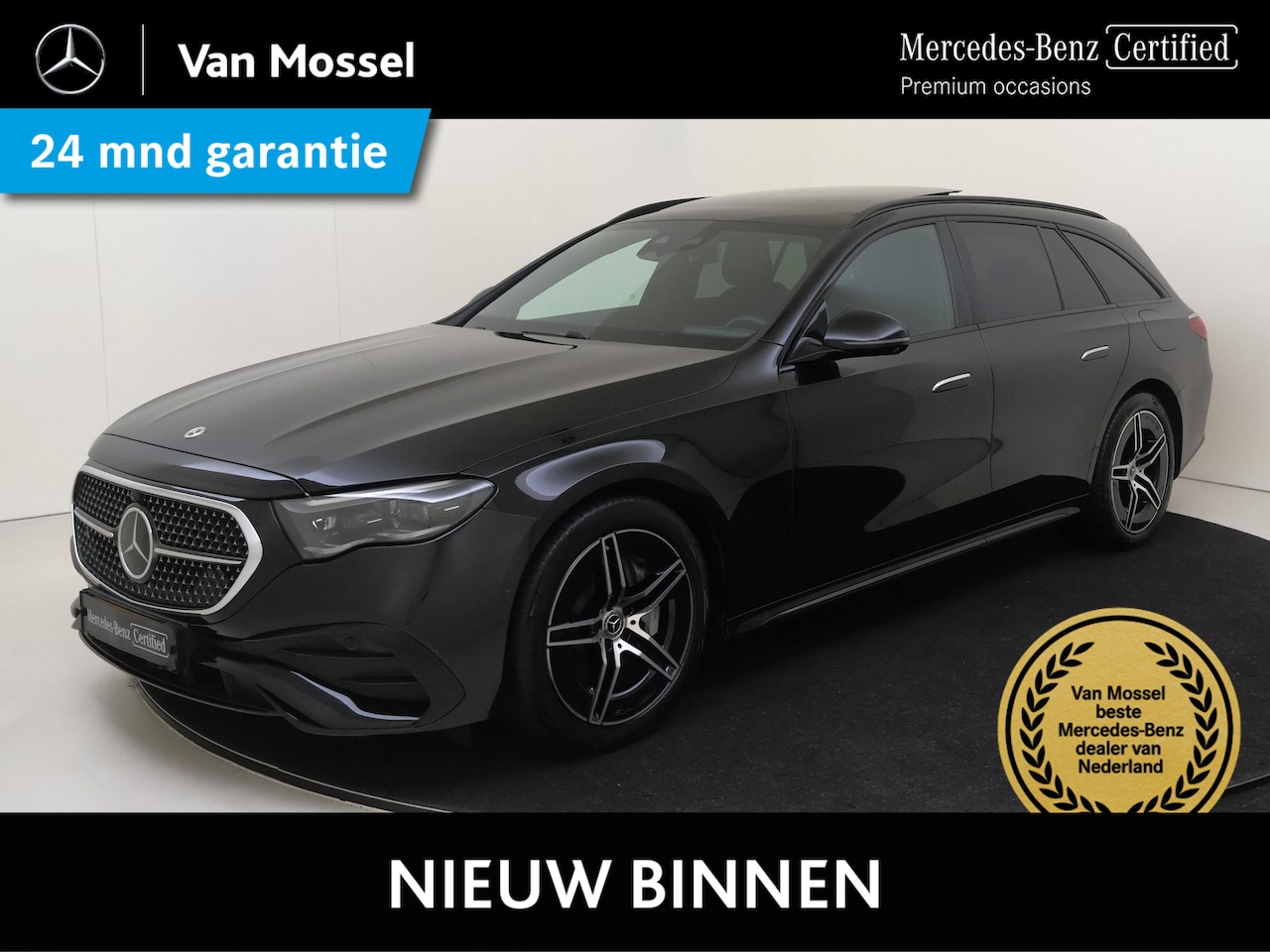 Mercedes-Benz E-klasse Estate - 300 e AMG Line / Panoramadak/ Night/ 19 inch/ Burmester 4D/ Winter Pack - AutoWereld.nl