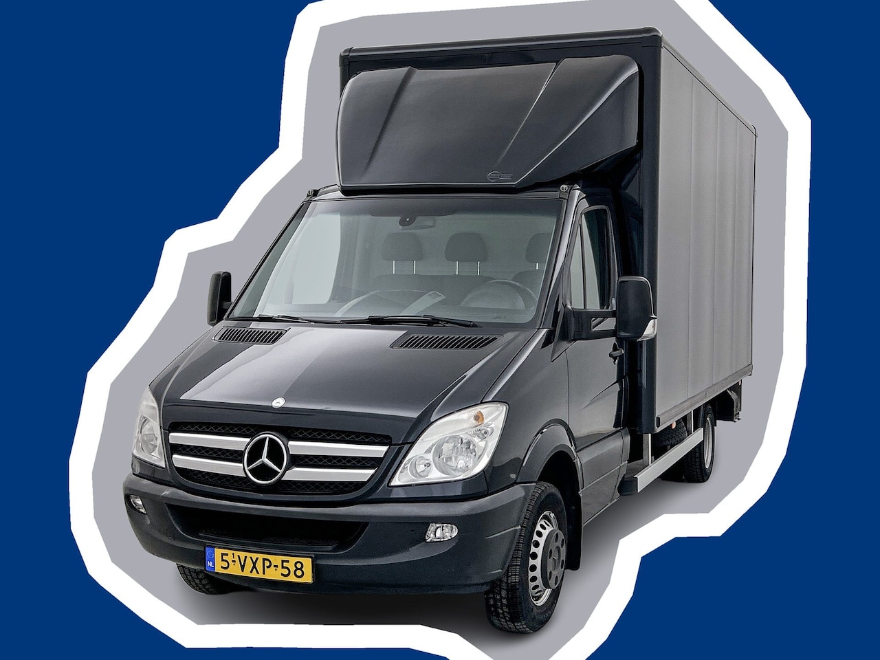 Mercedes-Benz Sprinter - 516 2.2 CDI 432 Bakwagen Laadklep Betimmering Cruise control Dubbel lucht Grijs metallic - AutoWereld.nl