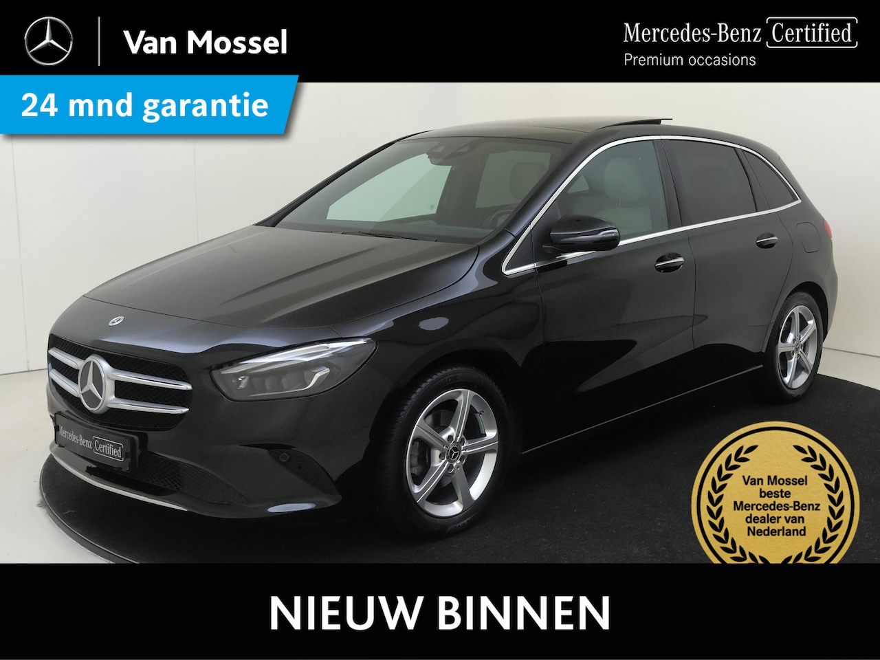 Mercedes-Benz B-klasse - 180 Business Solution Luxury / Premium Plus/ Panoramadak/ Multibeam/ Sfeerverlichting - AutoWereld.nl
