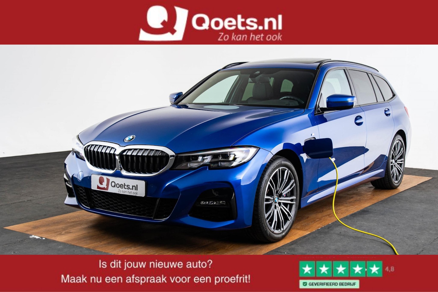 BMW 3-serie Touring - 330e High Executive M Sport- Panoramadak - Sportstoelen - Elektrisch verwarmde voorstoelen - AutoWereld.nl