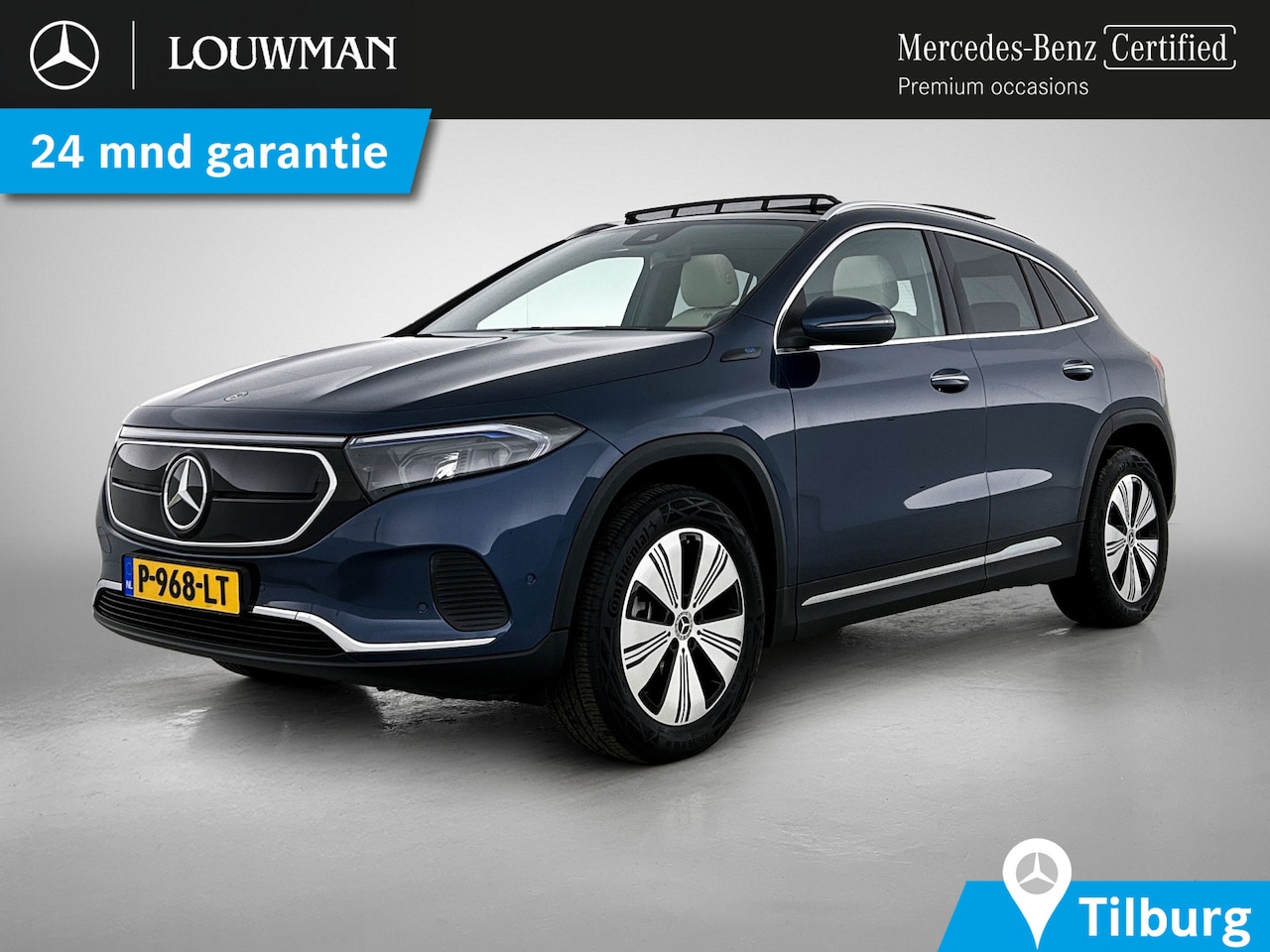 Mercedes-Benz EQA - 250 Business Solution Luxury 67 kWh Panoramadak | Lichtmetalen velgen | donkerglas vanaf B - AutoWereld.nl