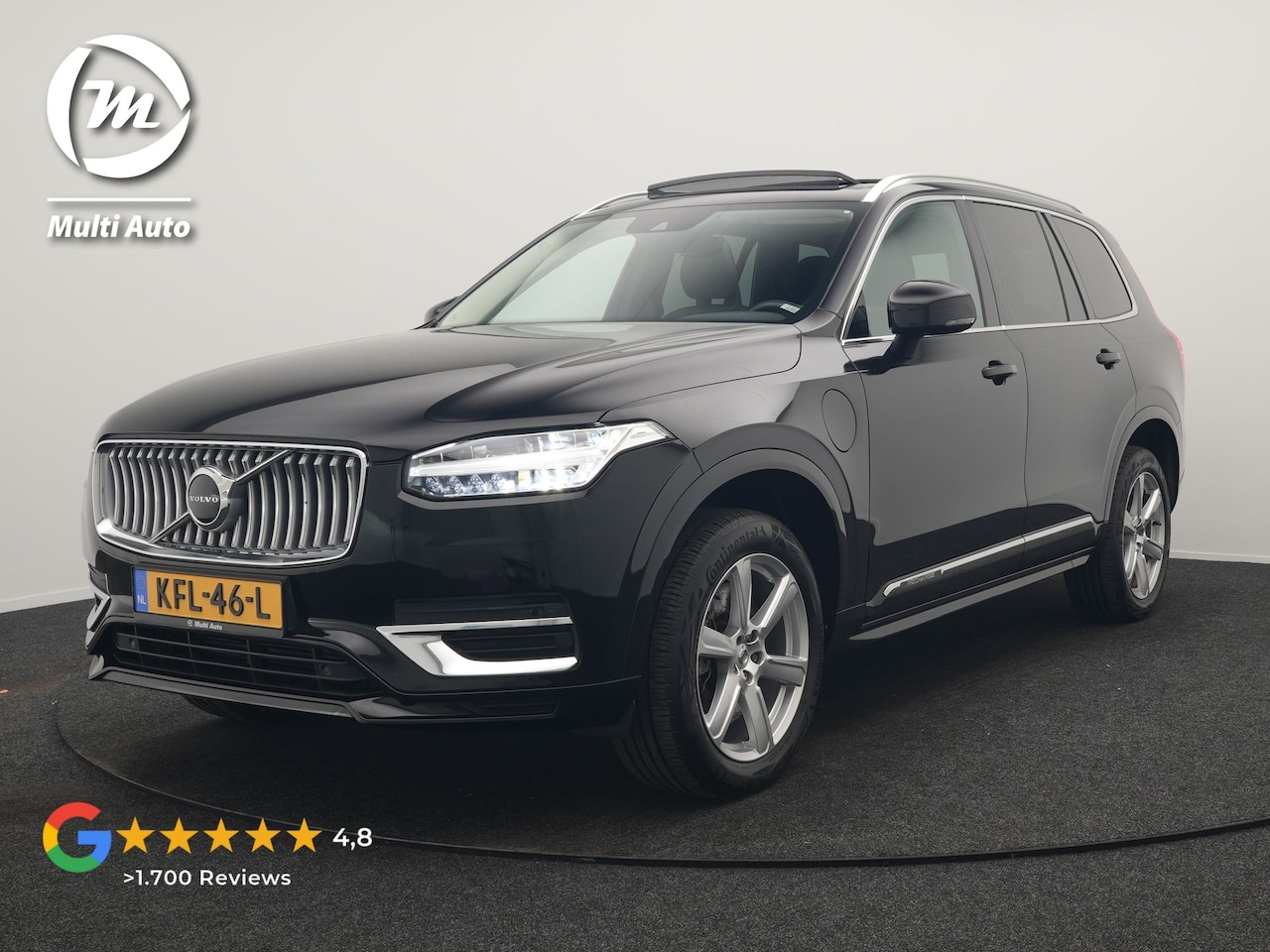 Volvo XC90 - T8 Recharge AWD Inscription 7 Persoons PHEV 394pk | Panodak | Adaptive Cruise | Camera | L - AutoWereld.nl