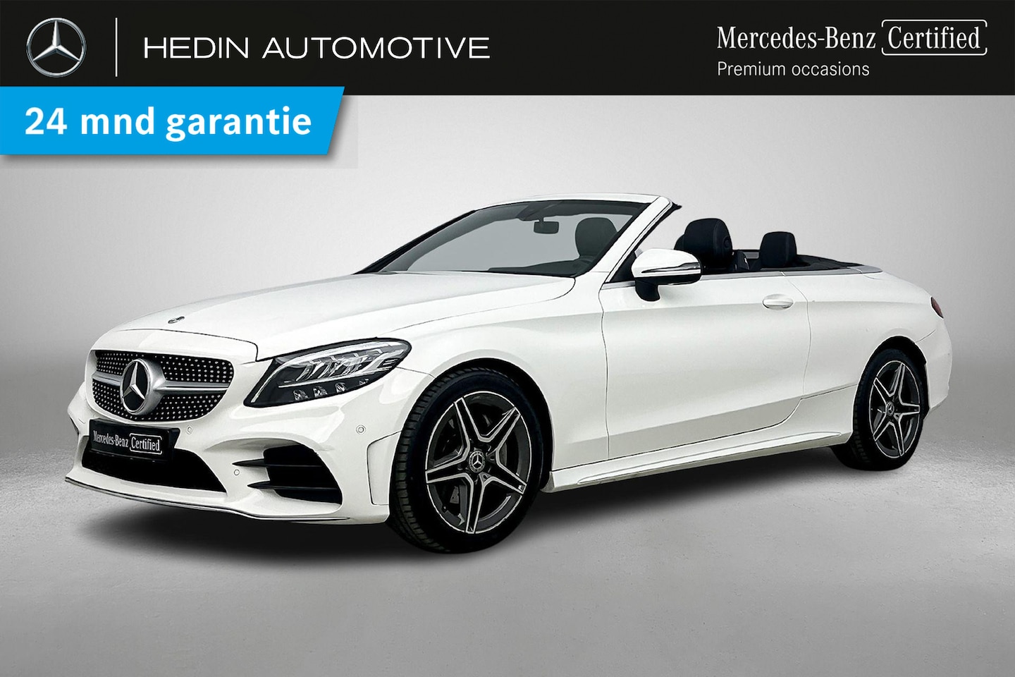 Mercedes-Benz C-klasse Cabrio - C 200 Automaat AMG Line | Cabriolet Comfortpakket | LED | Parktronic met camera | Stoelver - AutoWereld.nl