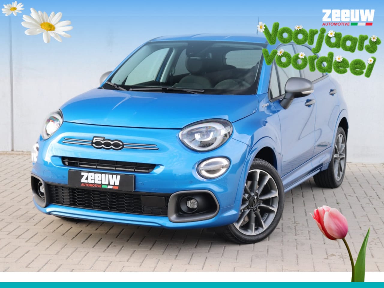 Fiat 500 X - 1.5 Hybrid 130 PK Sport | Navi | LED | Carplay | 18" - AutoWereld.nl