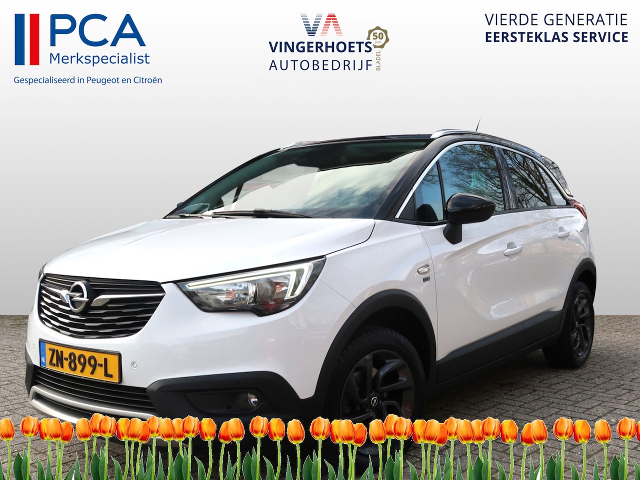 Opel Crossland X - 1.2 Turbo 120 Jaar Edition 110 Pk * Navigatie * Trekhaak * Distributieriem vervangen 2025 - AutoWereld.nl