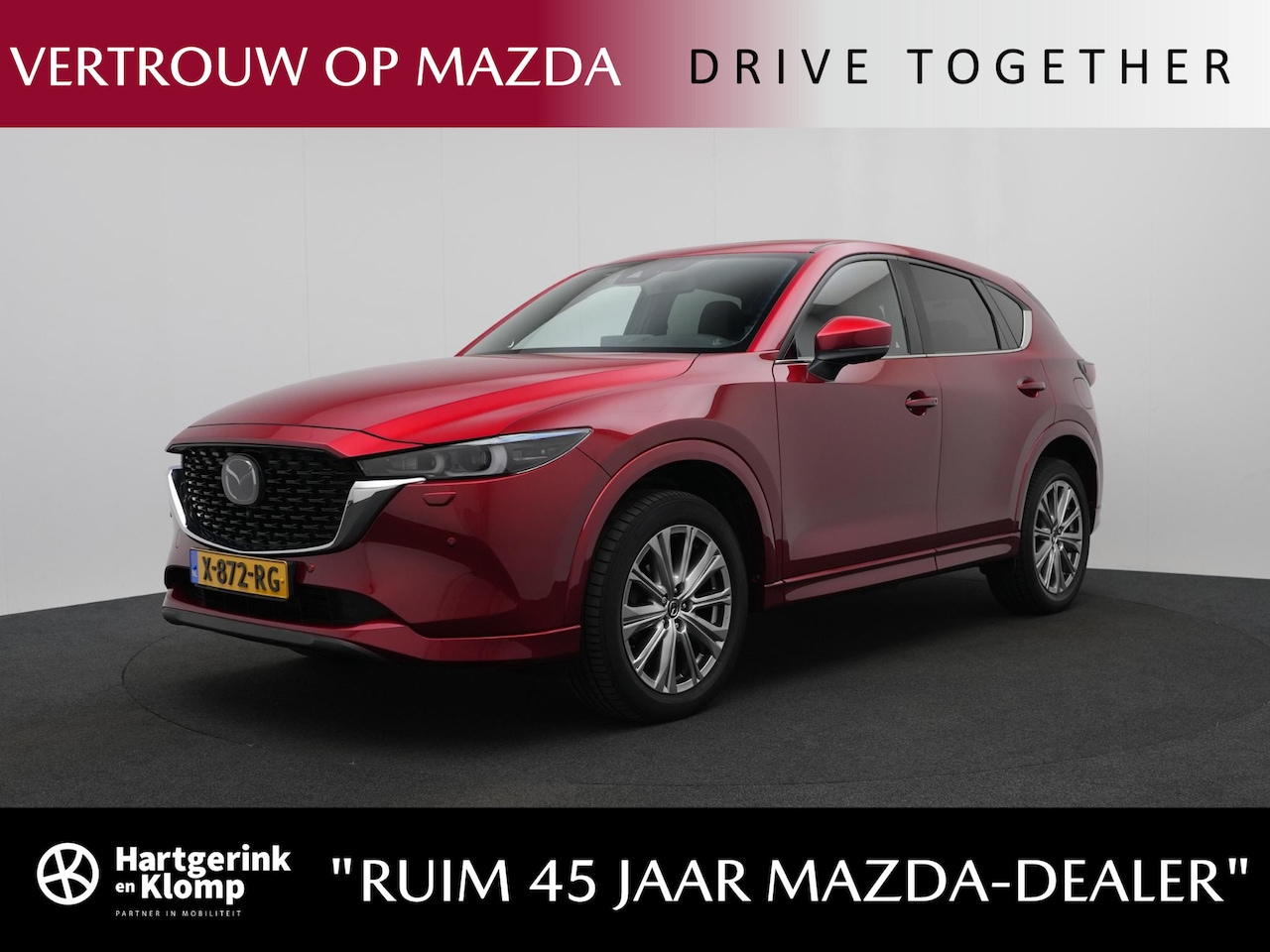 Mazda CX-5 - 2.0 e-SkyActiv-G Takumi automaat met Sunroof en keyless block : dealer onderhouden - AutoWereld.nl